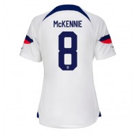 Koszulka piłkarska Stany Zjednoczone Weston McKennie #8 Strój Domowy dla kobiety MŚ 2022 tanio Krótki Rękaw